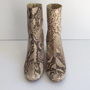 Free People "Cecile" Taupe Ankle Boot